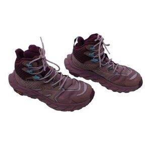 HOKA Women's Anacapa Mid GTX Sneakers Hiking Boots Trail Running Purple 5.5